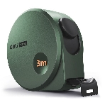 Измерительный и разметочный инструмент Deli Рулетка Home Series Green HT8316L 3м х 16мм, эксклюзивный дизайн, корпус - высококачественный софттач пластик, фото 1
