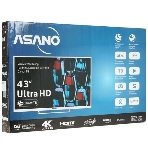 Телевизор Asano 43' 43LU5011T белый LED UHD 60Hz Салют ТВ, фото2