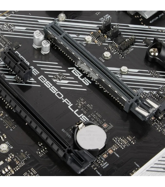 Материнская плата ASUS PRIME B550-PLUS, AM4, AMD B550, 4xDDR4, 6xSATA, 2xM.2, 1xPCIe 3.0 x16, 1xPCIe 4.0 x16, 3xPCIe x1, 1xDP, 1xHDMI, 1x 1Gb LAN, 1xUSB 3.2 Gen 2, 4xUSB 3.2 Gen 1, 2xUSB 2.0, 5x3.5 мм, 7.1, ATX