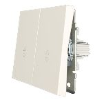 Выключатель проходной 2-кл. LEZARD СП ZIMA IP20 10А безвинт. зажим, слон. кость 704-9088-106QC, фото2