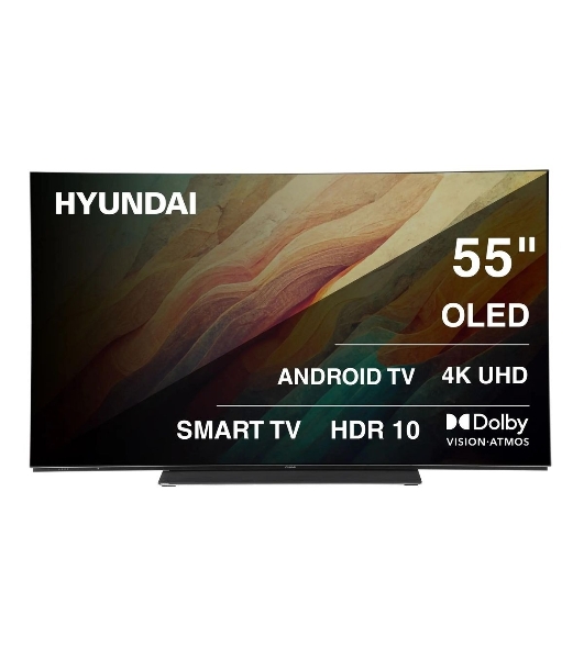 Телевизор Hyundai 55' H-LED55OBU7700 черный OLED UHD 120Hz Smart TV