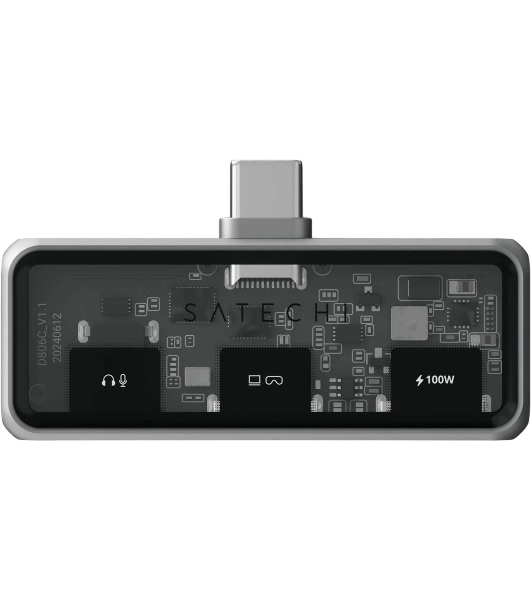 USB-концентратор Satechi ST-HXRAJM, USB Type-C, USB Type-C/Mini jack, USB Type-C