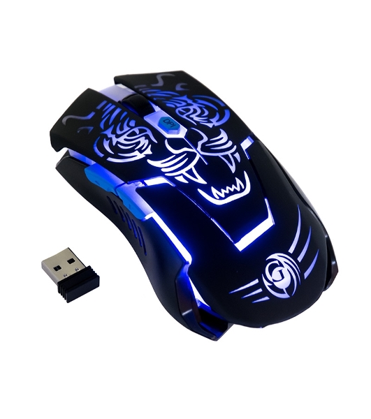 Мышь беспроводная Dialog Gan-Kata MRGK-12UR черный, 1600 dpi, радиоканал, USB, кнопки - 6