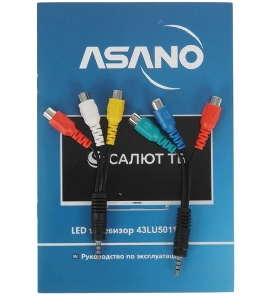 Телевизор Asano 43' 43LU5011T белый LED UHD 60Hz Салют ТВ