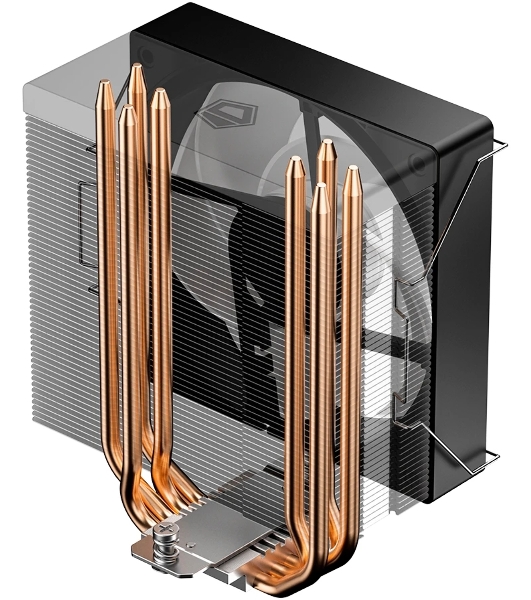 Кулер для процессора ID-COOLING SE-214-XT V2 ARGB LGA1851/1700/1200/115X/AM5/AM4 (16шт/кор, TDP 200W, PWM, 4 тепл.трубки прямого контакта, FAN 120мм, Addressable RGB LED) RET