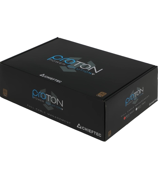 Блок питания Chieftec Proton BDF-650C, 650Вт, 80 PLUS Bronze, 140мм, модульный, черный