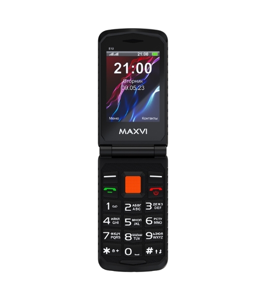 Мобильный телефон Maxvi E10 оранжевый