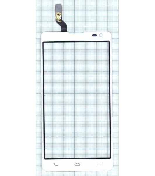 Сенсорное стекло (тачскрин) для LG Optimus L9 II D605, белое