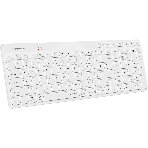 Клавиатура A4Tech Fstyler FBK27C AS белый USB беспроводная BT/Radio slim Multimedia (FBK27C AS), фото8