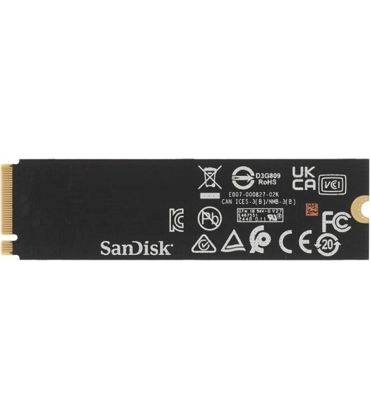 Накопитель SSD Western Digital черный SSD SN7100 M2.2280 PCIe 4.0 500Gb, 6800MBs/5000MBs, TbW 300, WDS500G4X0E, 1 year