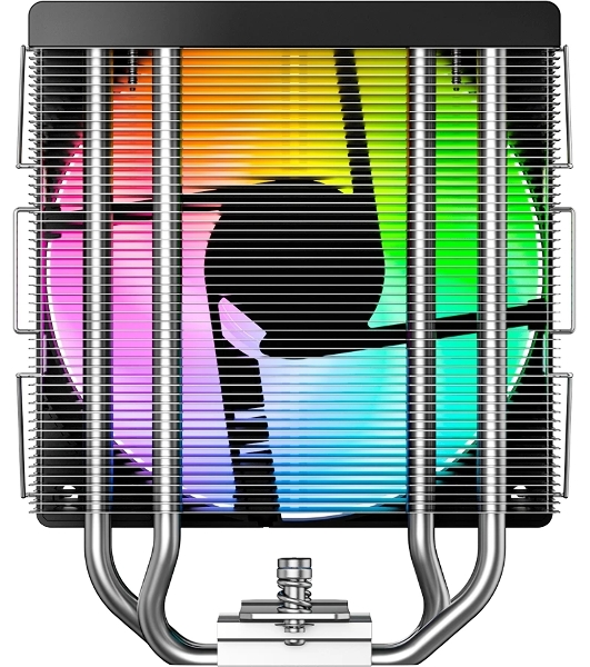 Кулер для процессора ID-COOLING SE-214-XT V2 ARGB LGA1851/1700/1200/115X/AM5/AM4 (16шт/кор, TDP 200W, PWM, 4 тепл.трубки прямого контакта, FAN 120мм, Addressable RGB LED) RET