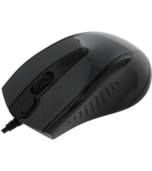 Мышь проводная A4Tech N-500FS черный, 1200 dpi, USB, кнопки - 4