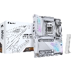 Материнская плата Gigabyte X870E AORUS PRO X3D ICE, AM5, AMD X870E, 4xDDR5, 4xSATA, 4xM.2, 1xPCIe 5.0 x16, 1xPCIe 4.0 x16, 1xPCIe 3.0 x16, 1xHDMI, 1x5Gb LAN, Wi-Fi 7, Bluetooth 5.4, 2xUSB-C 40Gbps (USB4), 2xUSB-C 10Gbps, 5xUSB-A 10Gbps, 3xUSB-A 5Gbps, 3x3.5 мм + S/PDIF оптический, 7.1, белый, ATX, фото 1