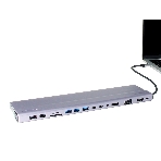 Адаптер VCOM TypeC -->3*USB3.0+2*USB2.0+VGA+RJ45+SD+TF+AUD+HDMI+DP+2*USB3.1 Data+PD, фото17