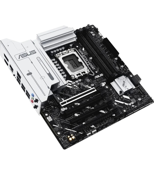 Материнская плата ASUS PRIME Z890M-PLUS WIFI, LGA 1851, Intel Z890, 4xDDR5, 6xSATA, 3xM.2, 1xPCIe 5.0 x16, 1xPCIe 4.0 x4, 2xPCIe 4.0 x1, 1xHDMI, 1xDP, 1x2.5Gb LAN, 2xUSB-A 2.0, 4xUSB-A 3.2 Gen 1, 1xUSB-A 3.2 Gen 2, 1xUSB-C 3.2 Gen 2x2, 3x3.5 мм, 7.1, mATX