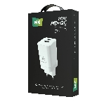 Сетевое зарядное устройство MORE CHOICE NC85 1USB+1Type-C 3.0A PD 20W+QC3.0, белый, фото5