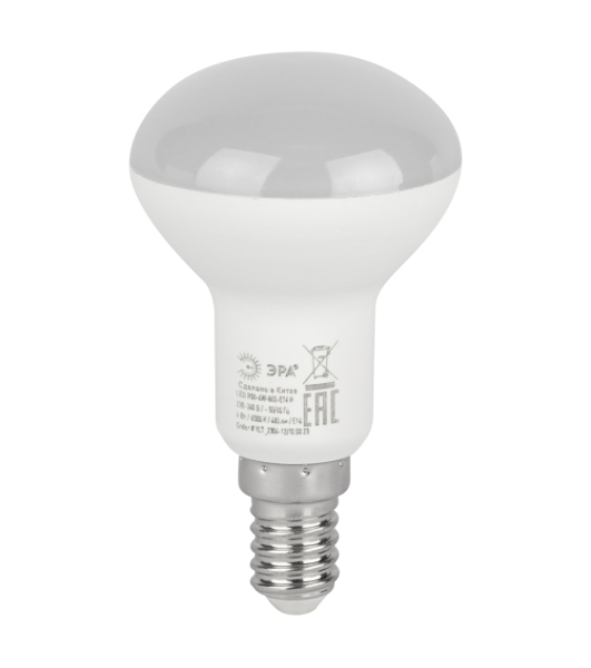 Лампа светодиодная ЭРА RED LINE LED R50-6W-865-E14 R Е14/Е14 6Вт рефлектор холодный дневной свет