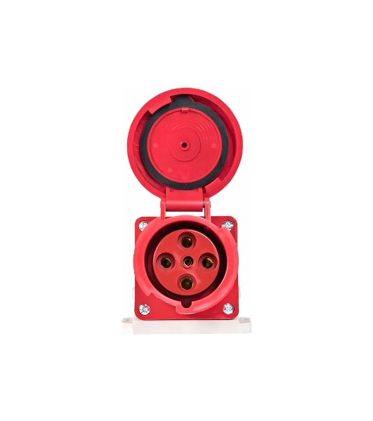 Розетка стационарная наружная EKF 134 ps-134-63-380 63А 380 В 3P+РЕ IP67