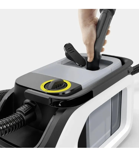 Пылесос моющий Karcher SE 3 Compact Home Floor *EU белый/черный, 500 Вт, уборка влажная/сухая, пылесборник контейнер 2,9 л