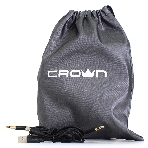 Беспроводные/проводные наушники Crown CMBH-5050 серебристый, накладные, Bluetooth + проводной, складная конструкция, до 10 ч, фото9