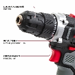 Дрель P.I.T. PBM12K-10A/2 X-DRIVER патрон:быстрозажимной реверс (PBM12K-10A/2), фото4