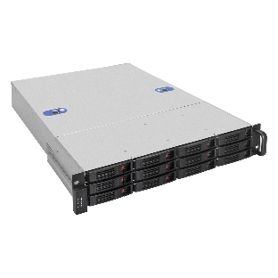 Серверный корпус ExeGate Pro 2U660-HS12 (RM 19', высота 2U, глубина 660, БП 2U-700ADS, 12xHotSwap)