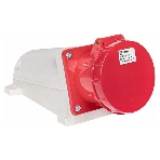 Розетка стационарная наружная EKF 134 ps-134-63-380 63А 380 В 3P+РЕ IP67, фото 1