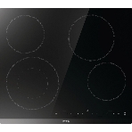 Варочная панель Gorenje ECT642BCSCE, 59 см, Hi-Light, 4 конфорки, таймер, сенсорное управление, шлифованный передний край, PowerBoost, дисплей, блокировка от детей, черный, фото6