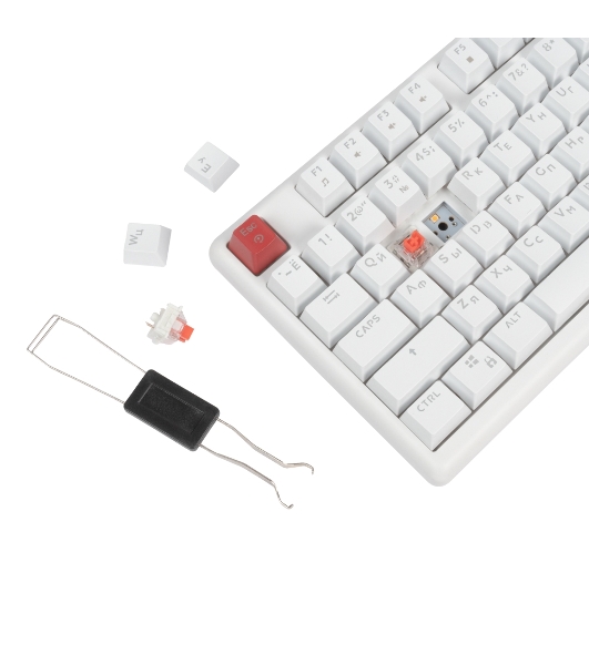 Клавиатура Filum FL-GKBM15 проводная, USB Type-C, белый
