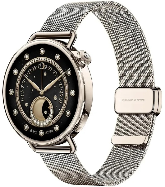 Умные часы Xiaomi Watch S4, 1.32', AMOLED, 4G, Wi-Fi, Bluetooth, NFC, USB, IP68, золотистый