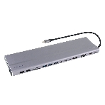 Адаптер VCOM TypeC -->3*USB3.0+2*USB2.0+VGA+RJ45+SD+TF+AUD+HDMI+DP+2*USB3.1 Data+PD, фото19