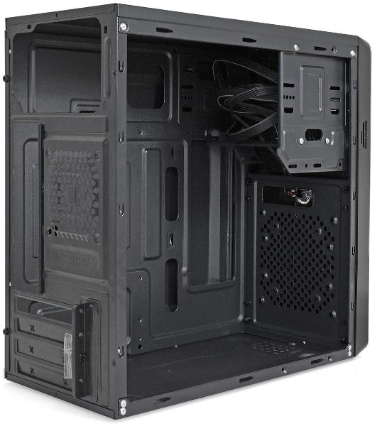 Компьютерный корпус Minitower ExeGate BA-309U2-UNS500 (mATX, БП UNS500 с вент. 12см, 1хUSB+2хUSB 3.0, HD аудио, черный)