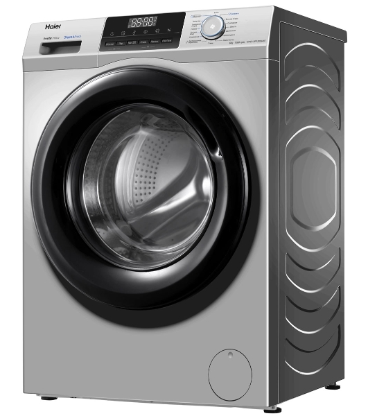 Стиральная машина Haier HW60-BP12929ASE серый, загрузка фронтальная 6 кг, 1200 об/мин, класс: А+++