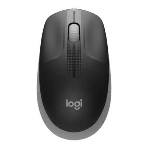 Мышь беспроводная Logitech M190 черный/серый, 1000 dpi, радиоканал, USB, кнопки - 3, фото 1