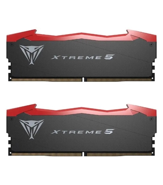 Оперативная память Patriot Viper Xtreme 5, DDR5, 32GB (2x16GB), 7600MHz, CL36, DIMM, с радиаторами, черный