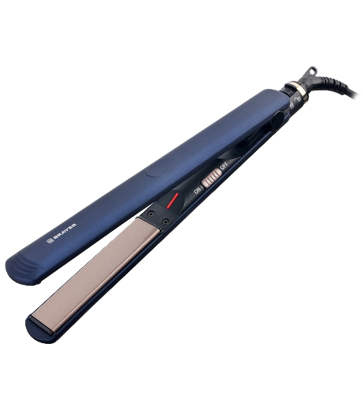 Выпрямитель для волос BRAYER BR3303 синий, 22 мм, 220 °C, 1 режим