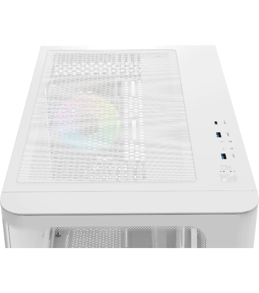 Компьютерный корпус Ocypus Iota C50 WH Curve ARGB Digital (Iota-C50-WHD300CD-GL)
