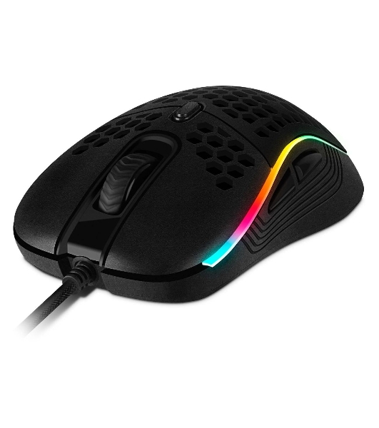 Игровая мышь SVEN RX-G860 чёрная (8 кнопок, 12800 dpi, USB, RGB подсветка )