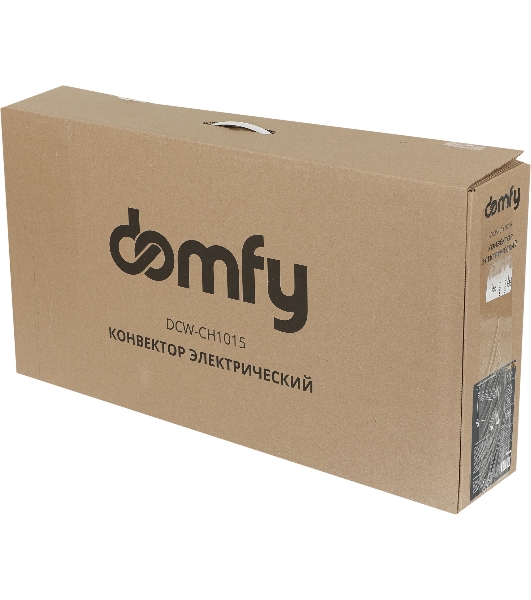 Конвектор электрический Domfy DCW-CH1015 белый, 1500 Вт, 20 м2, термостат