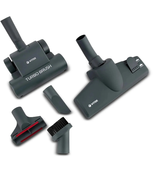 Пылесос Vitek VT-1833-01-PR жемчужный, 400/1800 Вт, уборка сухая, пылесборник контейнер 3.5 л