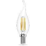 Лампа филам. Gauss Filament 12Вт цок.:E14 свеча св.свеч.бел.нейт. (упак.:10шт) (42122), фото2