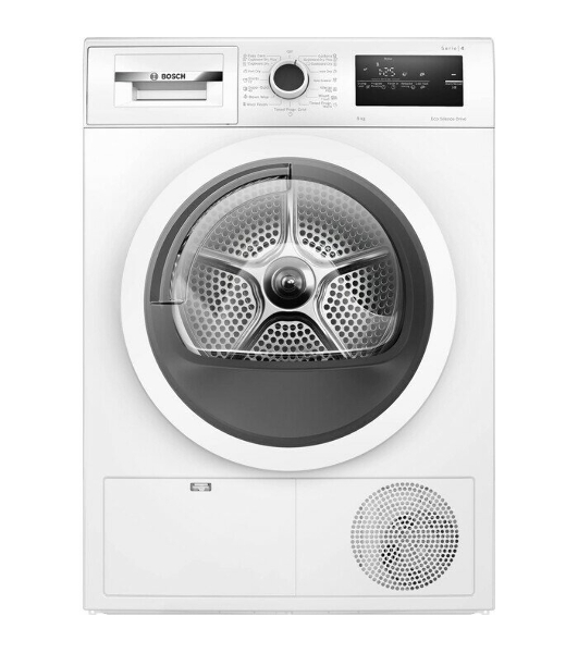 Сушильная машина Bosch WTN86211ME белый, 8 кг, сушка - конденсационная, программ - 13, 59.8 x 84.2 x 61.3 см