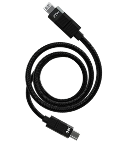 Дата-кабель MORE CHOICE (4620202555021) K87ia USB 3.0A PD 27W для Lightning ng 8-pin Type-C - 1м, черный