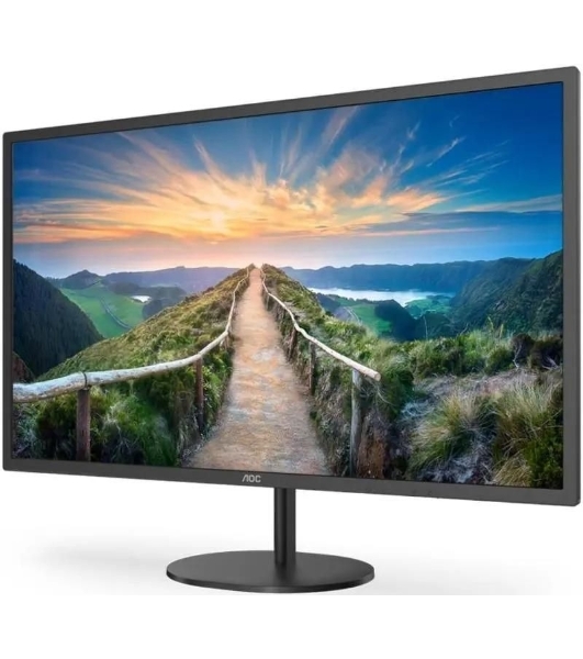 Монитор 31.5' AOC Q32V4 IPS 2560x1440, 75 Гц, 4 мс, 16:9, 250 кд/м2, 1xHDMI, 1xDP, 1x3.5 мм, черный