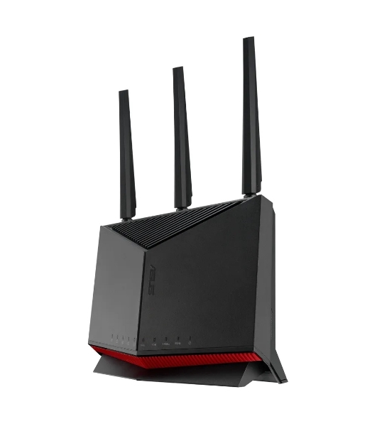 Маршрутизатор ASUS RT-BE86U, черный/красный, 90IG08W0-MO9A0V