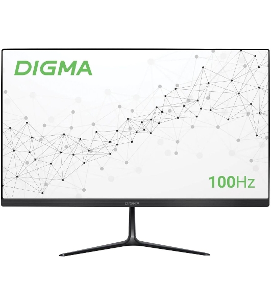 Монитор 21.5' Digma Progress 22A302F VA 1920x1080, 100 Гц, 5 мс, 16:9, 250 кд/м², HDMI 1.4, VGA, 3.5 Jack, FreeSync, черный