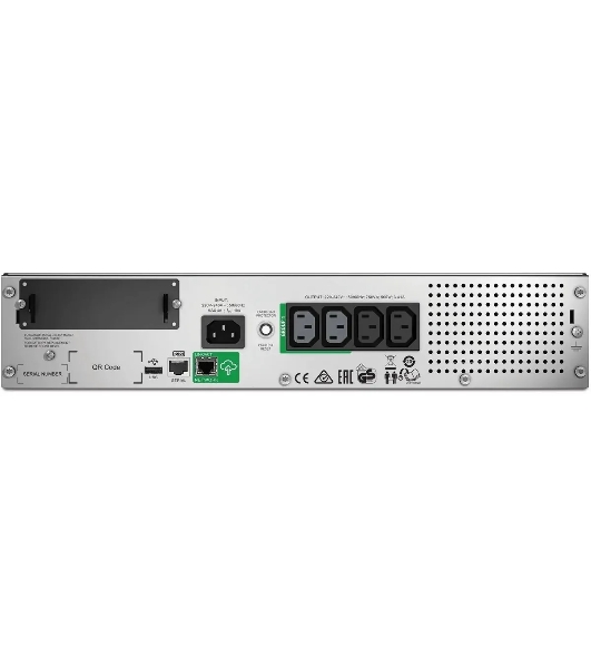 Источник бесперебойного питания APC Smart-UPS SMT750RMI2UC/750ВА/500Вт/4xIEC 320 C13 (компьютерный)