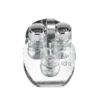 Набор для специй LARA LR08-02 4 предм: солонка, перечница х40 мл, подставка для зубочисток, салфетница, фото2