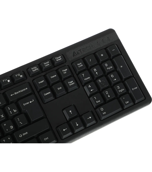 Клавиатура проводная A4Tech KR-3, USB, черный