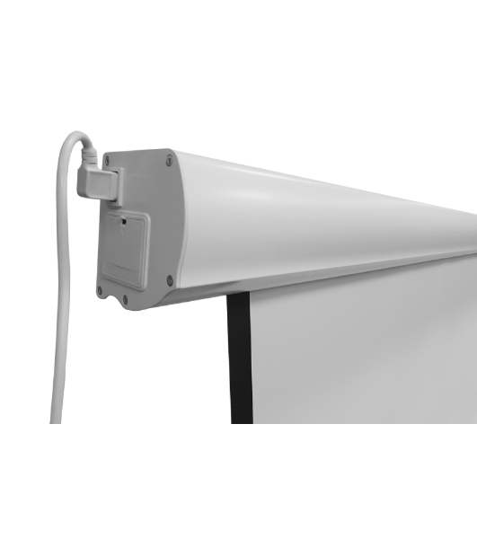 Экран с электроприводом Lumien Master Business Control LMBC-100109 275х412 см, (раб.область 240х384 см) (178') Matte White, черная кайма по периметру, верх.кайма 15 см, цвет корпуса белый 16:10. В комплекте триггер., RS232, IR, RF управл.